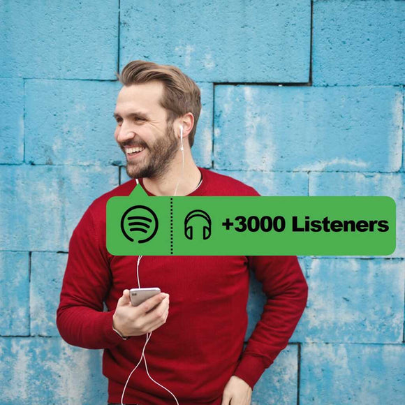 buy 3000 spotify monthly listeners